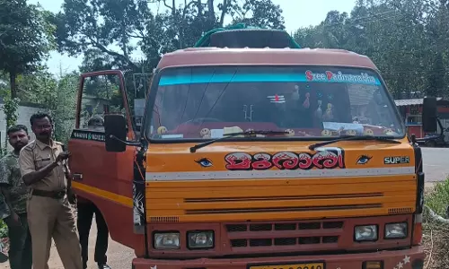 Another tipper accident in Thiruvananthapuram: Scooter passenger injured