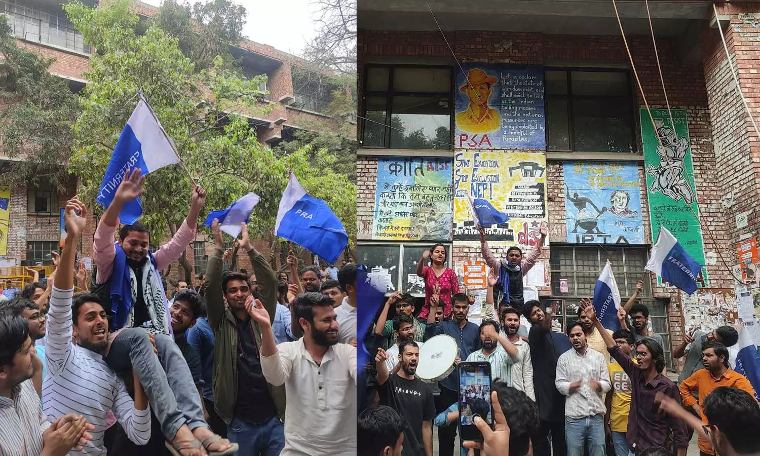 Fraternity Movement candidate wins in Delhis Jawaharlal Nehru University (JNU) student union elections Fraternity Movement candidate wins in Delhis Jawaharlal Nehru University (JNU) student union elections