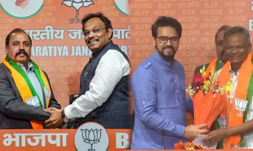 YSRCP,BJP, RKS Bhadauria ,Varaprasad Rao Velagapalli ,Lok Sabha elections,Election2024,വരപ്രസാദ് റാവു,ബി.ജെ.പിയില്‍ ചേര്‍ന്നു,മുന്‍ വ്യോമസേന മേധാവി,വൈ.എസ്.ആർ കോണ്‍ഗ്രസ് ,ലോക്സഭാ തെരഞ്ഞെടുപ്പ്