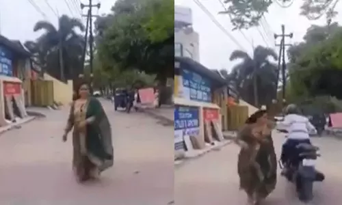 റീൽ ഷൂട്ട് ചെയ്യുന്നതിനിടയിൽ ബൈക്കിലെത്തിയ യുവാവ് യുവതിയുടെ മാലപൊട്ടിച്ചു റീൽ ഷൂട്ട് ചെയ്യുന്നതിനിടയിൽ ബൈക്കിലെത്തിയ യുവാവ് യുവതിയുടെ മാലപൊട്ടിച്ചു