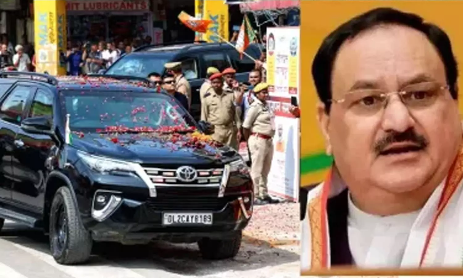 ബി.ജെ.പി ദേശീയ അധ്യക്ഷൻ   ജെ പി നദ്ദയുടെ ഭാര്യയുടെ കാർ മോഷണം പോയി