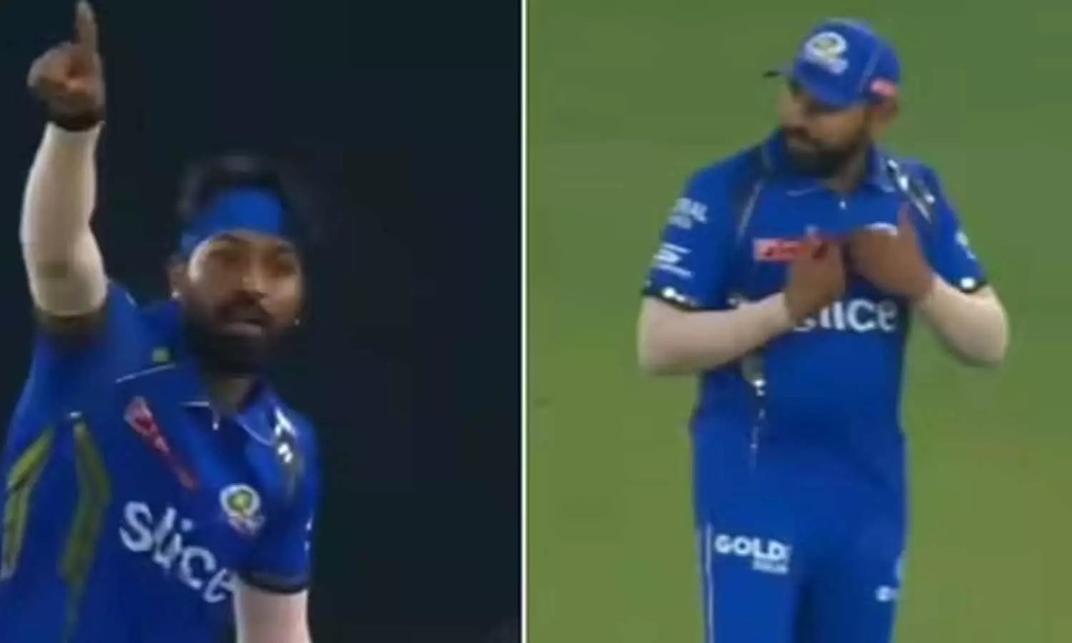 ബൗണ്ടറിയിലേക്ക് വിട്ടോ; രോഹിതിനോട് പാണ്ഡ്യ, കട്ടക്കലിപ്പിൽ ആരാധകർ ബൗണ്ടറിയിലേക്ക് വിട്ടോ; രോഹിതിനോട് പാണ്ഡ്യ, കട്ടക്കലിപ്പിൽ ആരാധകർ