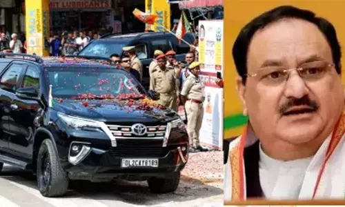 ബി.ജെ.പി ദേശീയ അധ്യക്ഷൻ   ജെ പി നദ്ദയുടെ ഭാര്യയുടെ കാർ മോഷണം പോയി