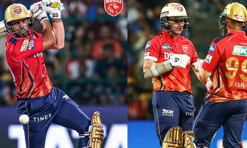 അവസാന ഓവറില്‍ തകര്‍ത്തടിച്ച് ശശാങ്ക് സിങ്; ആര്‍സിബിക്ക് വിജയ ലക്ഷ്യം 177 റണ്‍സ്