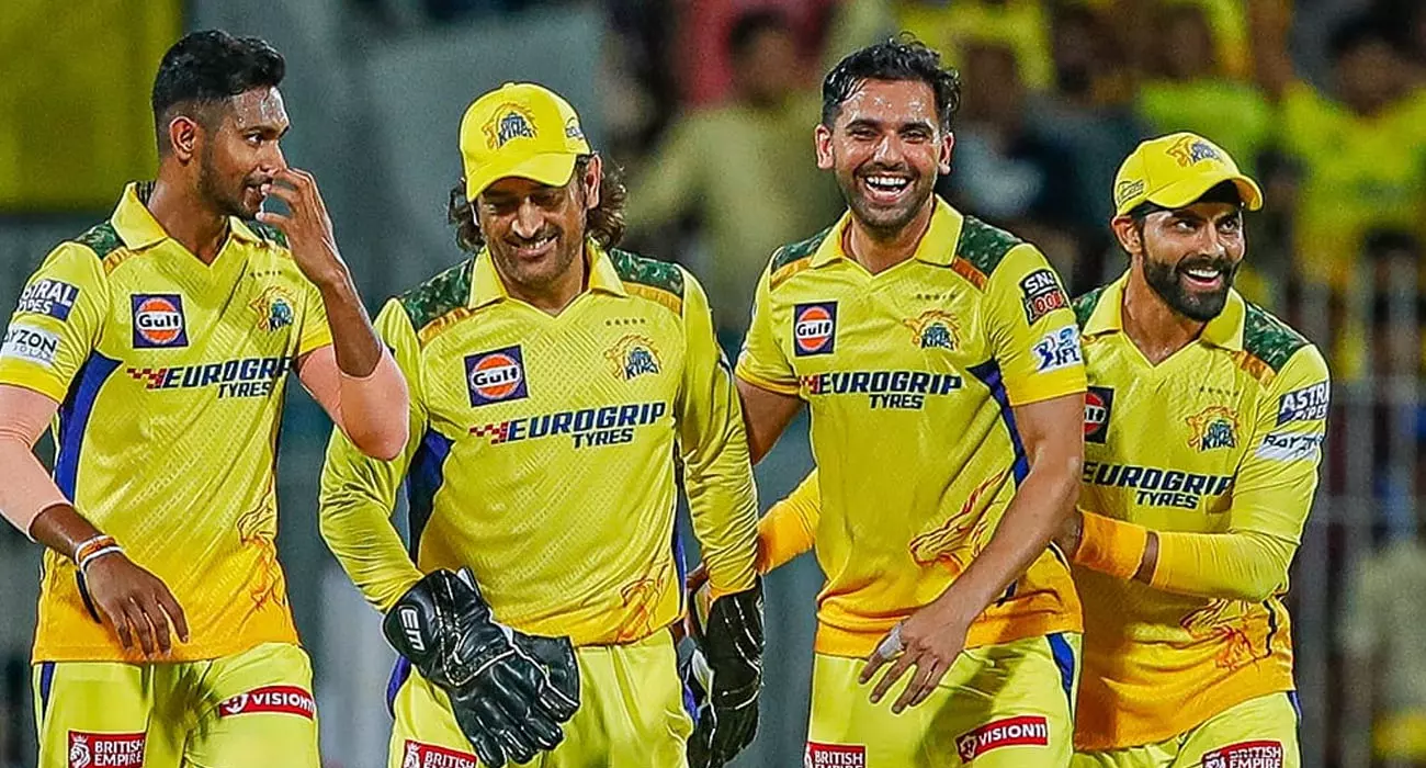 വിസില്പോട് ചെന്നൈ; ഐപിഎലില് ഗുജറാത്തിനെതിരെ 63 റണ്സിന്റ ആധികാരിക ജയം വിസില്പോട് ചെന്നൈ; ഐപിഎലില് ഗുജറാത്തിനെതിരെ 63 റണ്സിന്റ ആധികാരിക ജയം