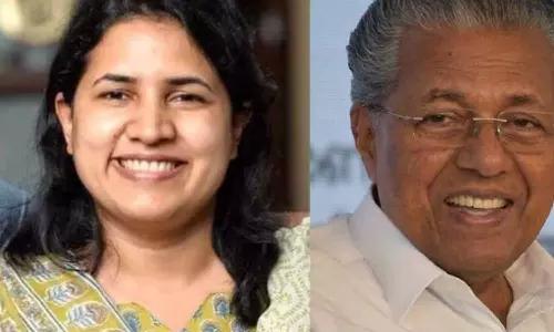 pinarayi vijayan,veena vijayan