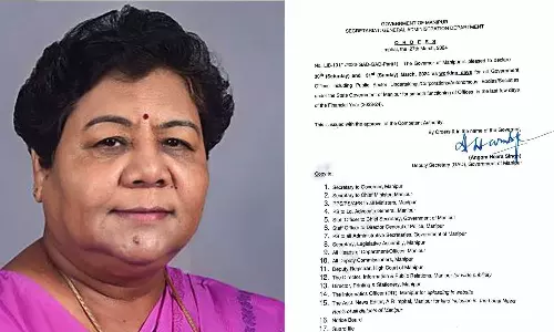 മണിപ്പൂർ അവധി വിവാദം; ഉത്തരവ് പിൻവലിച്ച് ഗവർണർ മണിപ്പൂർ അവധി വിവാദം; ഉത്തരവ് പിൻവലിച്ച് ഗവർണർ