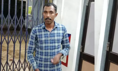 Shameer, a native of Anchal, who attacked his mother-in-law at Pandalam in Pathanamthitta, is in custody.