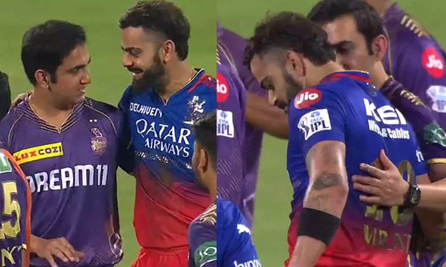 കോഹ്‍ലിയെ ചേർത്തുപിടിച്ച് ഗംഭീര്‍; മഞ്ഞുരുക്കത്തിന്‍റെ മനോഹര കാഴ്ച