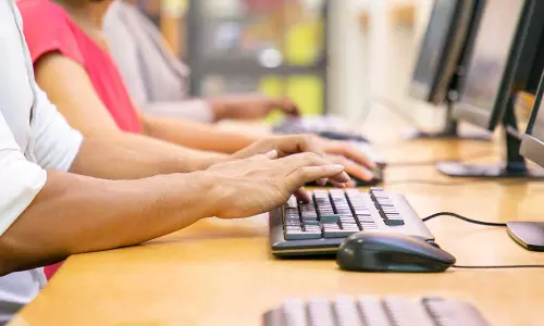 Computer exam representative image