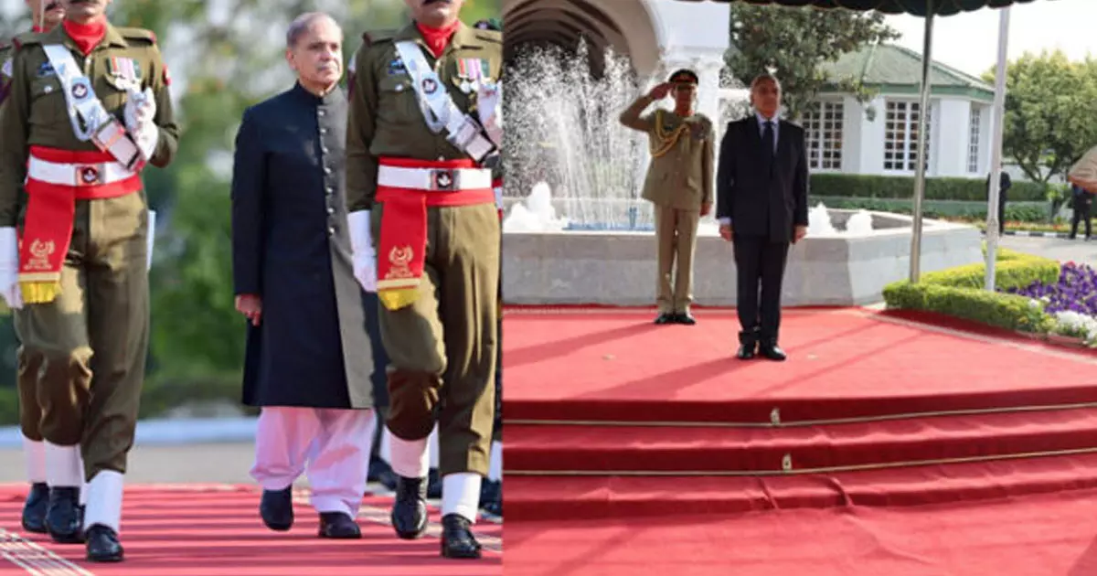 Pakistan Prime Minister Shahbaz Sharif bans red carpet at government events due to financial constraints Pakistan Prime Minister Shahbaz Sharif bans red carpet at government events due to financial constraints