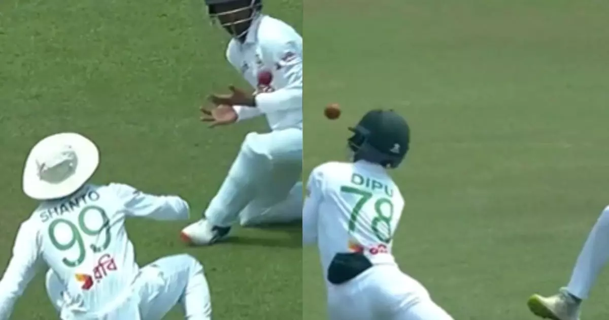 ഒന്നല്ല, രണ്ടല്ല,മൂന്നു ശ്രമം; എന്നിട്ടും ക്യാച്ച് കൈവിട്ട് ബംഗ്ലാദേശ് താരങ്ങൾ-വീഡിയോ ഒന്നല്ല, രണ്ടല്ല,മൂന്നു ശ്രമം; എന്നിട്ടും ക്യാച്ച് കൈവിട്ട് ബംഗ്ലാദേശ് താരങ്ങൾ-വീഡിയോ