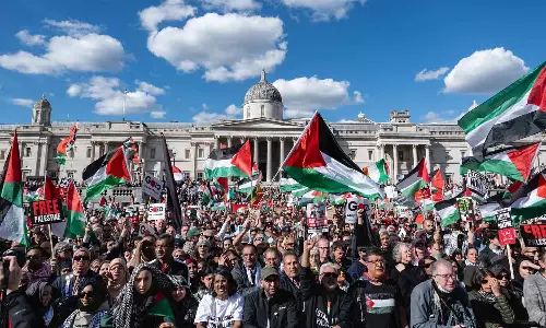 pro palestine protest at london