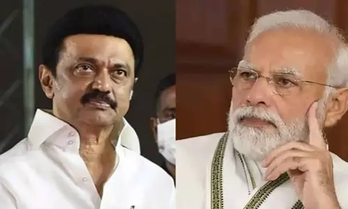 DMK President and Tamil Nadu Chief Minister MK Stalin reacts to Prime Minister Narendra Modis remarks on law and order situation in Tamil Nadu.