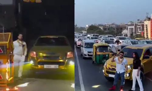 YouTuber and social media influencer booked for doing stunts on Delhi flyover, burning police barricade, Youtuber Pradeep Dhaka arrest