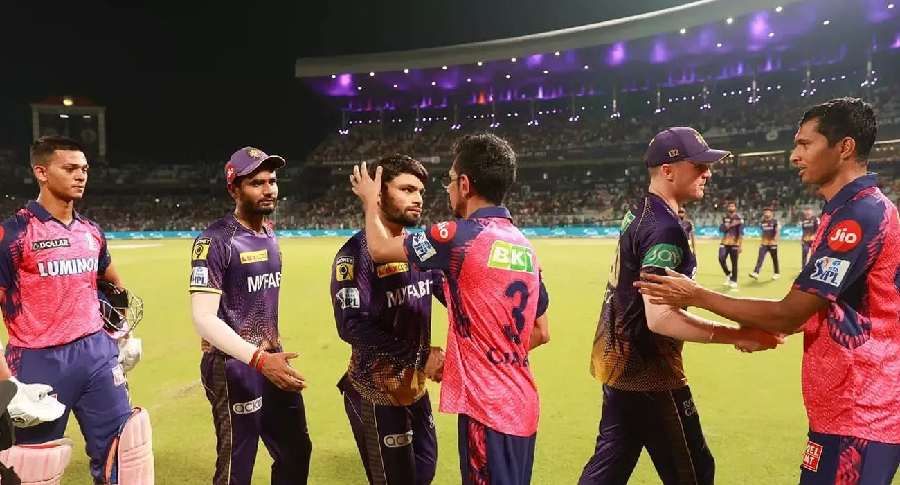 നവമി ആഘോഷ സുരക്ഷാ ക്രമീകരണം; കൊൽക്കത്ത-രാജസ്ഥാൻ മത്സരം മാറ്റിവെച്ചേക്കും നവമി ആഘോഷ സുരക്ഷാ ക്രമീകരണം; കൊൽക്കത്ത-രാജസ്ഥാൻ മത്സരം മാറ്റിവെച്ചേക്കും