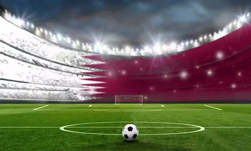 Qatar football representative image