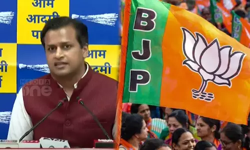 Bjp Hits Back,AAP MLA Rituraj Jha,Arvind Kejriwal,അരവിന്ദ് കെജ്‍രിവാള്‍,ആംആദ്മി പാര്‍ട്ടി,എ.എ.പി എം.എല്‍.എ