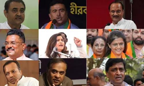 2014 മുതൽ അഴിമതിക്കേസുകളിൽ അന്വേഷണം നേരിട്ട 25 പ്രതിപക്ഷ നേതാക്കൾ ബി.ജെ.പിയിലെത്തി 2014 മുതൽ അഴിമതിക്കേസുകളിൽ അന്വേഷണം നേരിട്ട 25 പ്രതിപക്ഷ നേതാക്കൾ ബി.ജെ.പിയിലെത്തി