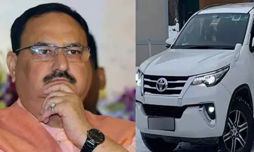 Stolen car of J P Nadda
