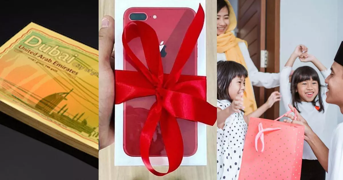 iPhone, 24k. Gold note; Eid gifts for children in Dubai, Eidiya