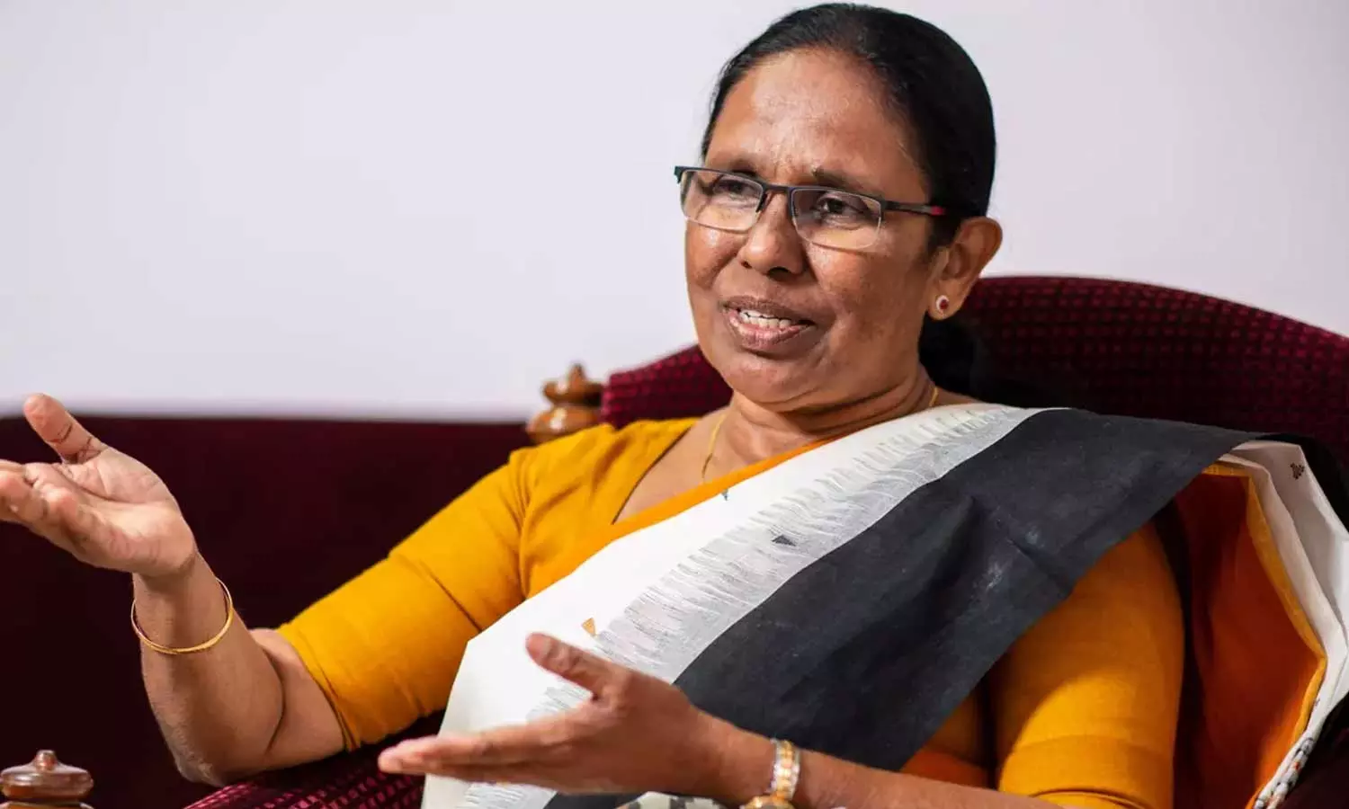KK Shailaja says CPM has nothing to do with Panur bomb blast KK Shailaja says CPM has nothing to do with Panur bomb blast