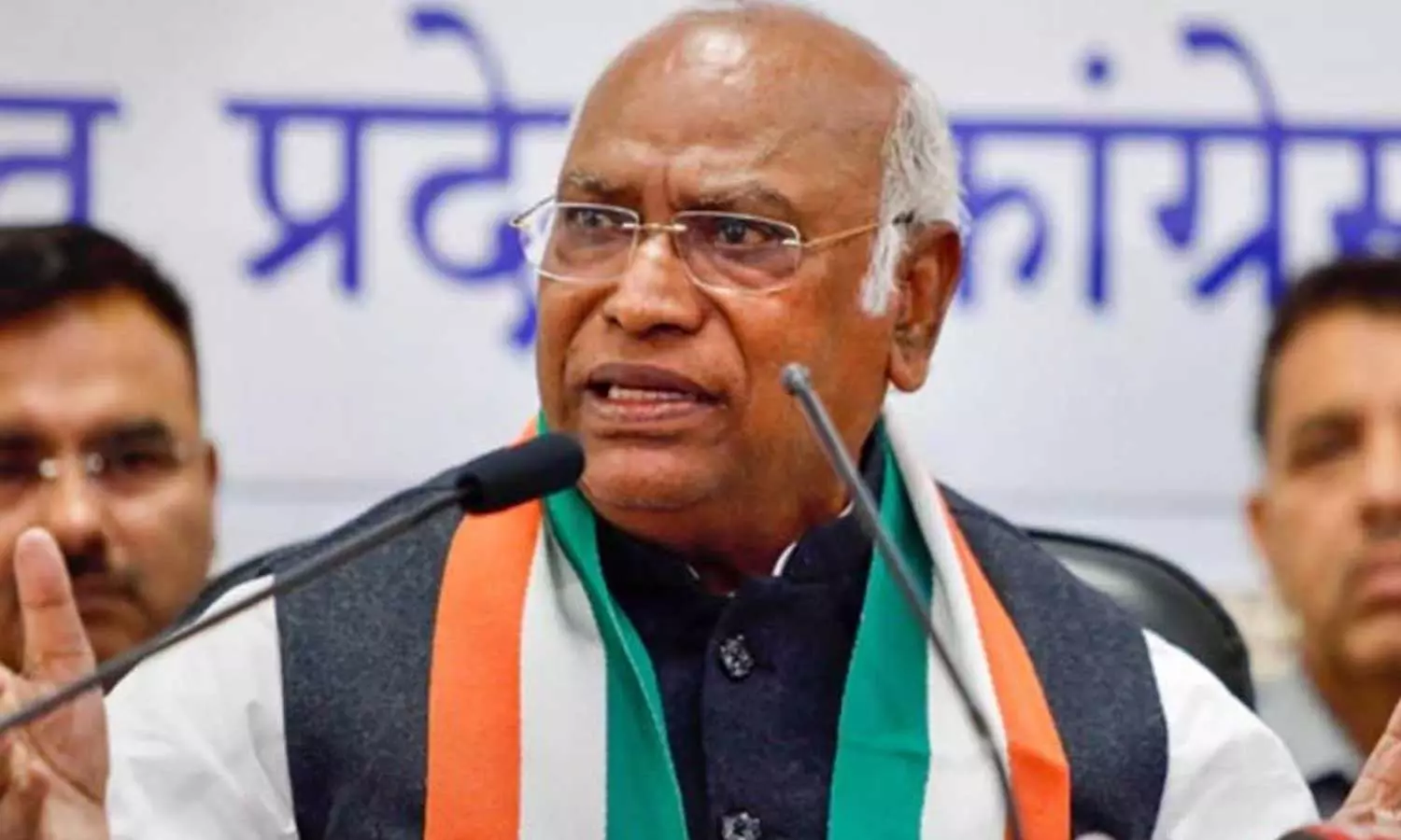 Congress president Mallikarjun Kharge