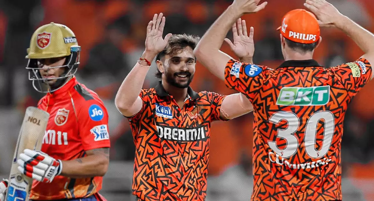 അവസാന ഓവറിൽ പൊരുതി വീണ് പഞ്ചാബ്; ഹൈദരാബാദിന് രണ്ട് റൺസ് ജയം അവസാന ഓവറിൽ പൊരുതി വീണ് പഞ്ചാബ്; ഹൈദരാബാദിന് രണ്ട് റൺസ് ജയം