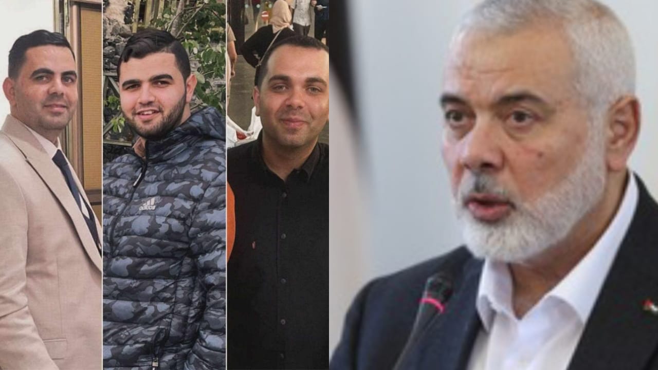 ഹമാസ് തലവൻ ഇസ്മായിൽ ഹനിയ്യയുടെ മക്കളും പേരക്കുട്ടികളും ഇസ്രായേൽ ആക്രമണത്തിൽ കൊല്ലപ്പെട്ടു