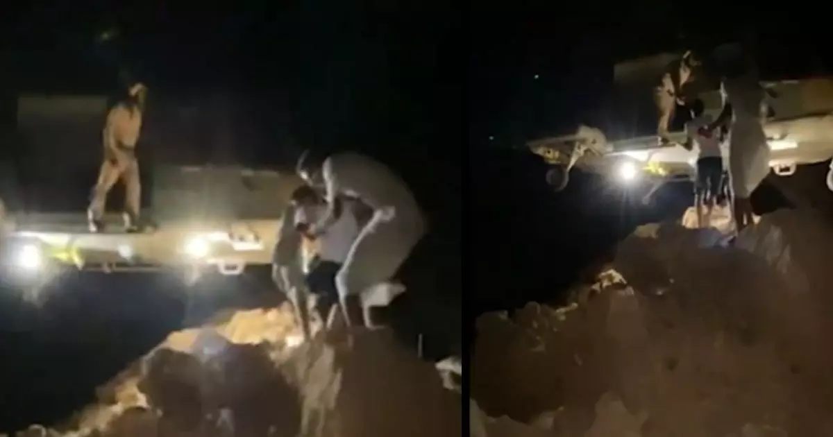 Oman Police Aviation rescued a citizen who fell ill while grazing goats in the mountains by helicopter.