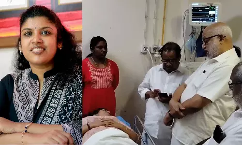 Police registers FIR against Youth Congress-KSU workers on the complaint that CPM state committee member Chintha Jerome was hit by a car and injured