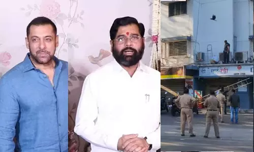Eknath Shinde and Salman Khan