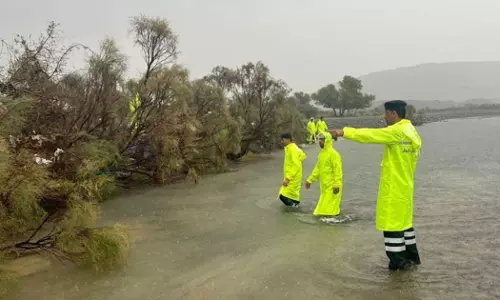 The death toll in an accident due to rain in Oman on Sunday reached 13.