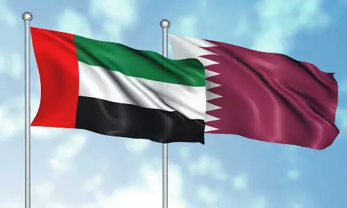 ഫലസ്തീന് വിഷയത്തിലുള്ള ശാശ്വത പരിഹാരമാണ് സമാധാനത്തിനുള്ള വഴിയെന്ന് ഖത്തറും യുഎഇയും ഫലസ്തീന് വിഷയത്തിലുള്ള ശാശ്വത പരിഹാരമാണ് സമാധാനത്തിനുള്ള വഴിയെന്ന് ഖത്തറും യുഎഇയും