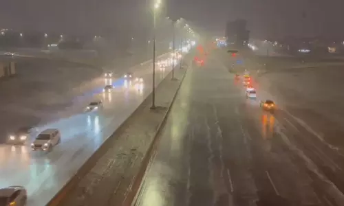 Heavy rain in Saudi; Schools are closed today in Eastern Province