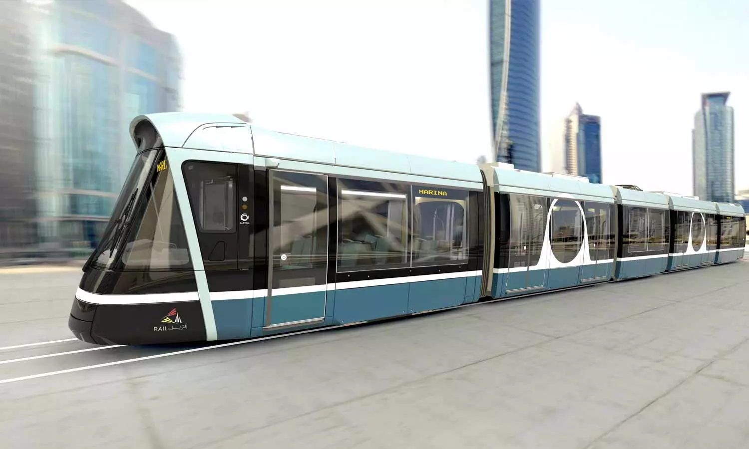 The number of passengers who have traveled on the Lusail tram service has crossed 55 lakh