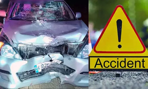 Car rams bike, drives with riders body on roof for 18 km in Andhra