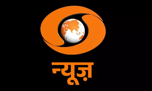 doordarshan logo changed to saffron color