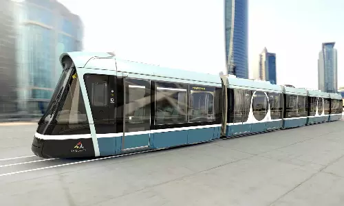 The number of passengers who have traveled on the Lusail tram service has crossed 55 lakh