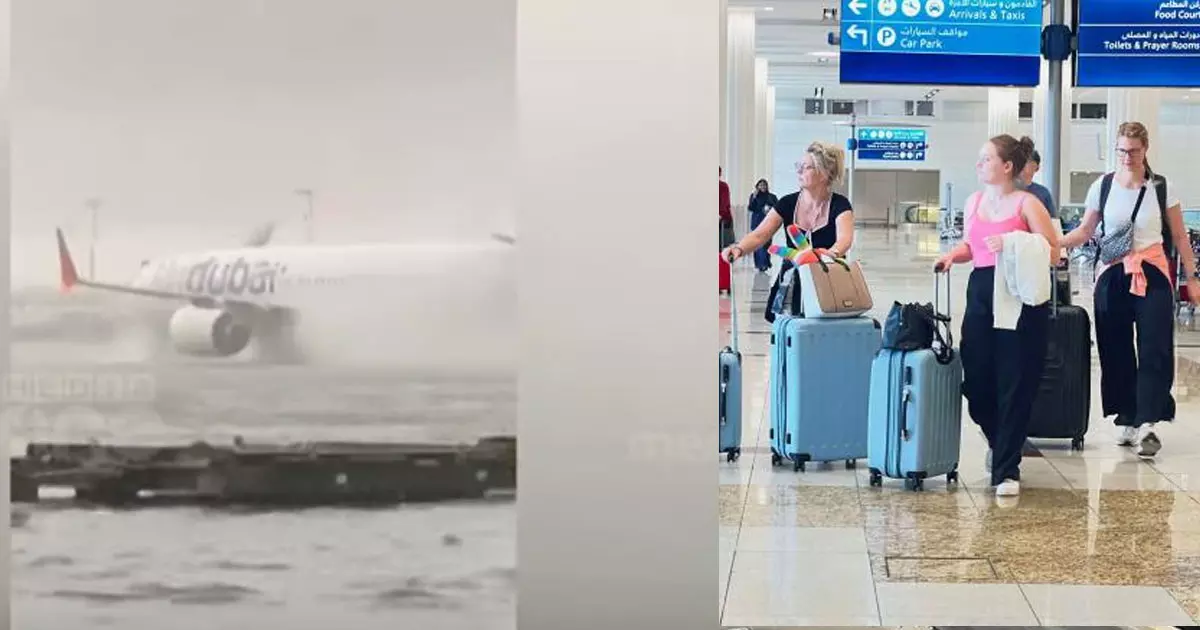 884 flights were canceled at Dubai International Airport in the last two days