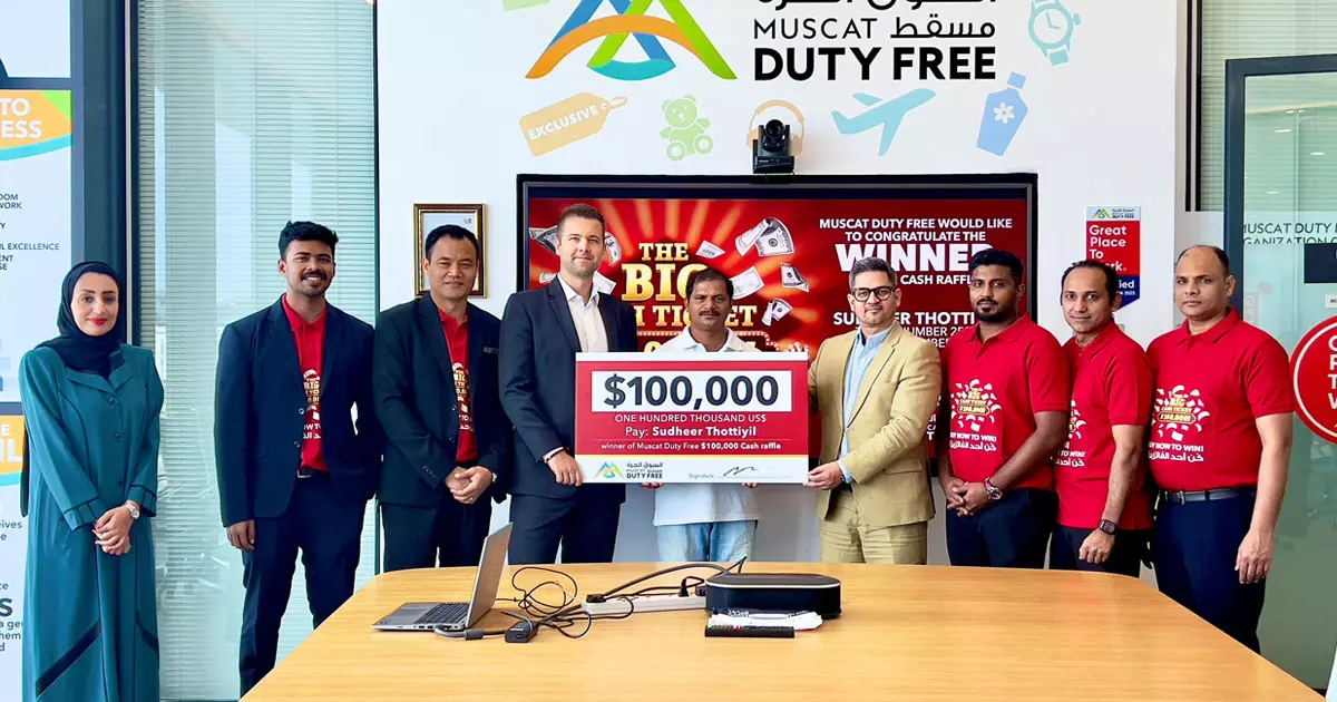 Muscat Duty Free Cash Raffle Draw: This time again the winner is a non-resident Malayali Muscat Duty Free Cash Raffle Draw: This time again the winner is a non-resident Malayali