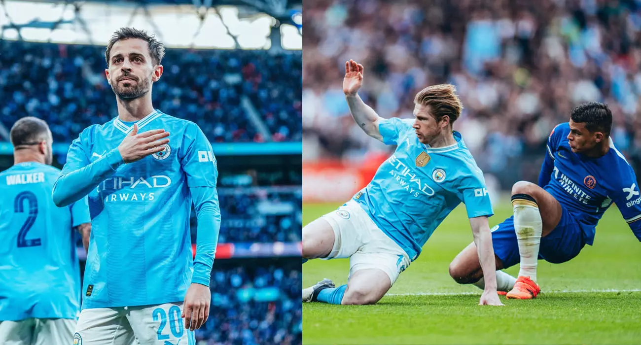 ഗോൾഡൻ സിൽവ;ചെൽസിയെ തകർത്ത് മാഞ്ചസ്റ്റർ സിറ്റി എഫ് എ കപ്പ് ഫൈനലിൽ