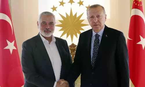 Turkish President Recep Tayyip Erdogan is set to meet Hamas’ political bureau head Ismail Haniyeh on Saturday in Istanbul, Recep Tayyip Erdogan, Ismail Haniyeh, Israel attack on Gaza