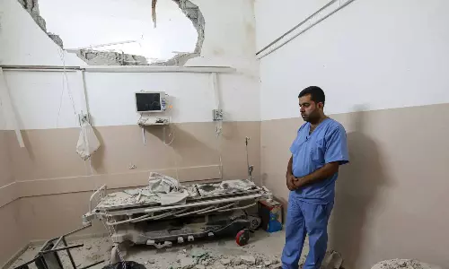 ഇ​സ്രായേൽ ​ക്രൂരത വെളിപ്പെടുത്തി അൽ നസർ ആശുപത്രിയിലെ കുഴിമാടം;   സ്ത്രീകളുടെതും കുട്ടികളുടെതുമടക്കം 150- ലേറെ മൃതദേഹങ്ങൾ കണ്ടെടുത്തു