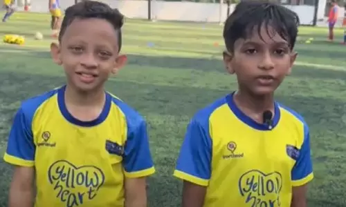 Two little geniuses from Malayattoor are ready to hit the ball in Poland