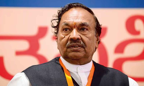 BJP expels former Karnataka CM Eshwarappa for 6 years