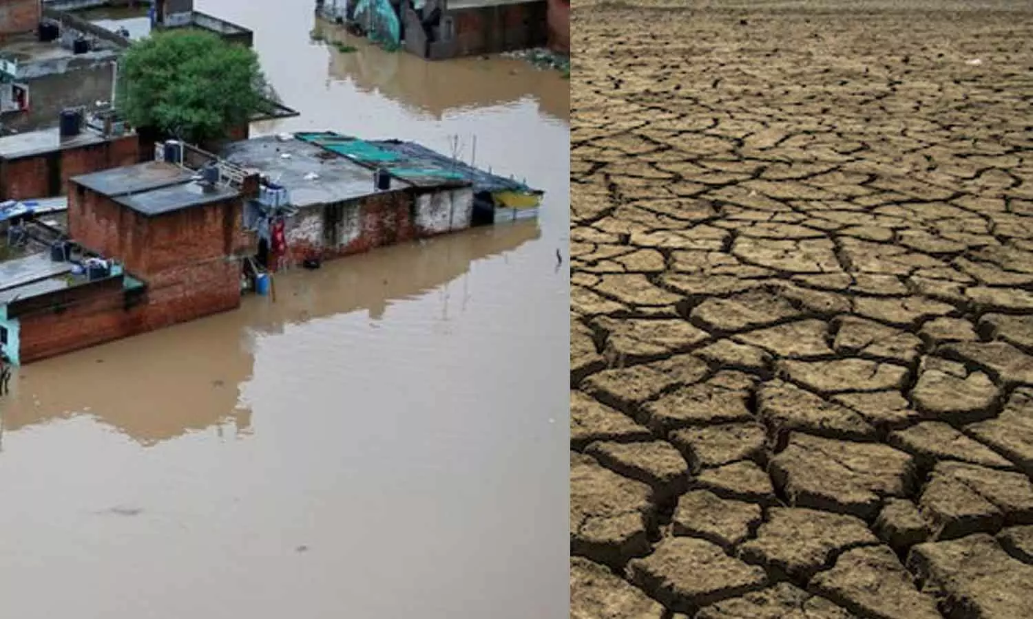 India was severely affected by heat and floods