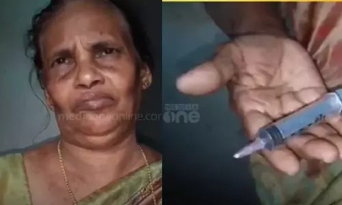 ഒറ്റക്ക് താമസിക്കുന്ന വയോധികയുടെ വീട്ടിൽ കയറി അജ്ഞാതൻ കുത്തിവെപ്പ് നൽകി; ദുരൂഹത