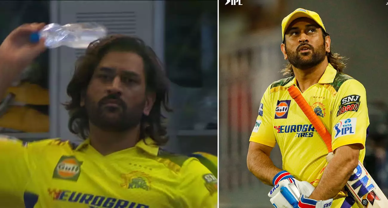 ധോണിയെന്തിന് വെള്ളകുപ്പിയെറിയാൻ ശ്രമിച്ചു; ചർച്ചയാക്കി ആരാധകർ-വീഡിയോ