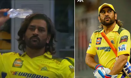 ധോണിയെന്തിന് വെള്ളകുപ്പിയെറിയാൻ ശ്രമിച്ചു; ചർച്ചയാക്കി ആരാധകർ-വീഡിയോ